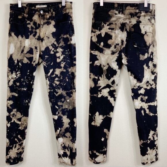 Levi’s 721 Custom Bleached High Rise Jeans Sz 29